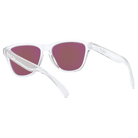 Oakley Frogskins XS Youth Sunglasses - Clear / Violet Prizm Lens