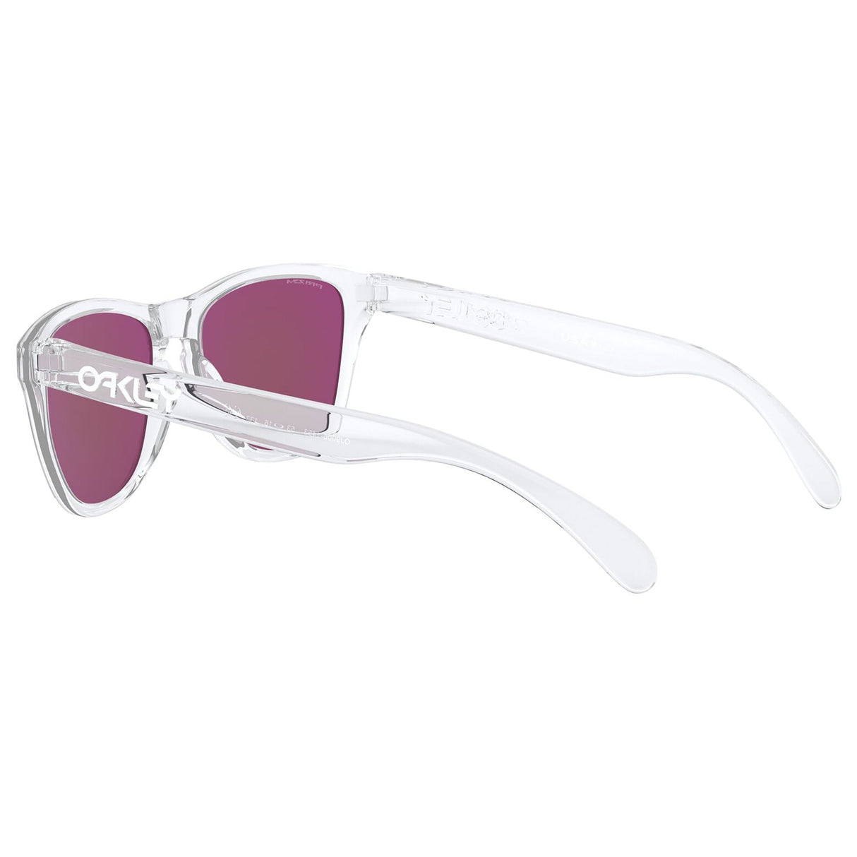 Oakley Frogskins XS Youth Sunglasses - Clear / Violet Prizm Lens