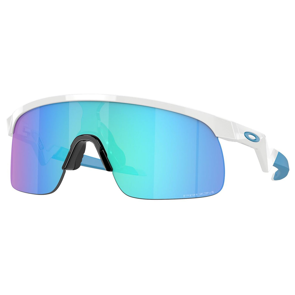 Oakley Resistor Youth Sunglasses - Polished White / Prizm Sapphire Lens