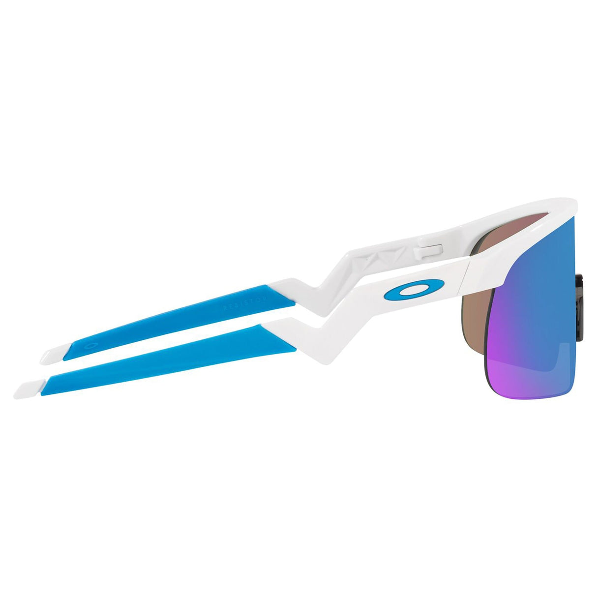 Oakley Resistor Youth Sunglasses - Polished White / Prizm Sapphire Lens