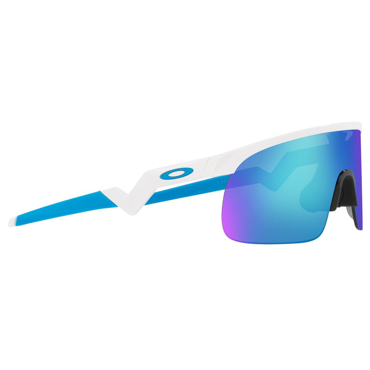 Oakley Resistor Youth Sunglasses - Polished White / Prizm Sapphire Lens