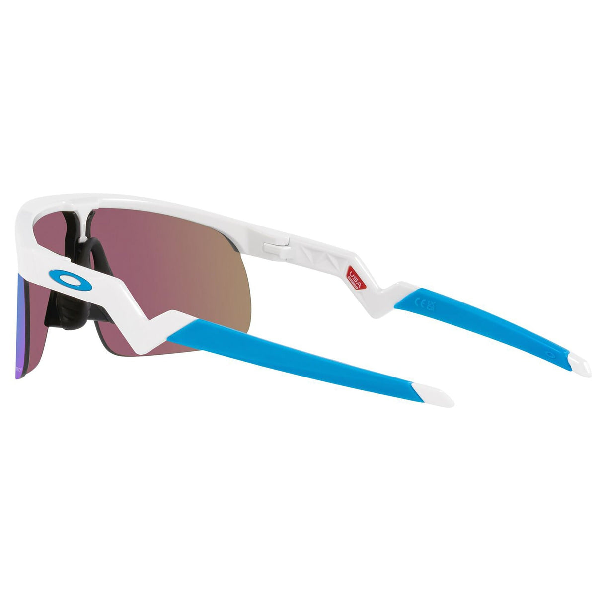 Oakley Resistor Youth Sunglasses - Polished White / Prizm Sapphire Lens