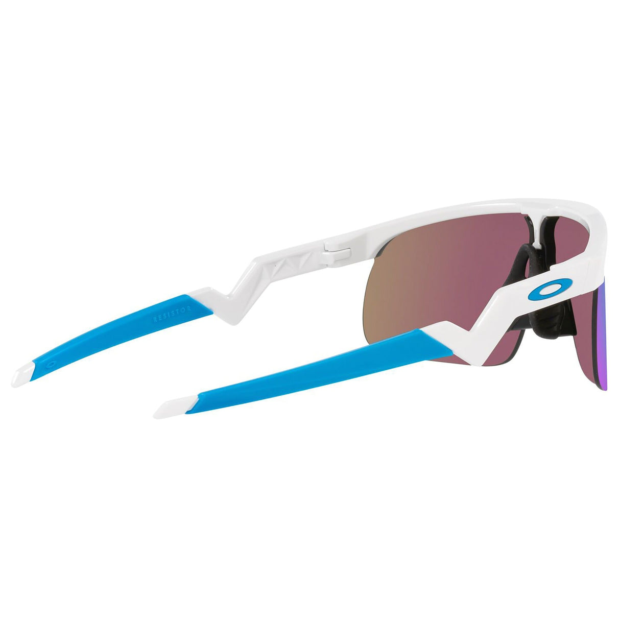 Oakley Resistor Youth Sunglasses - Polished White / Prizm Sapphire Lens