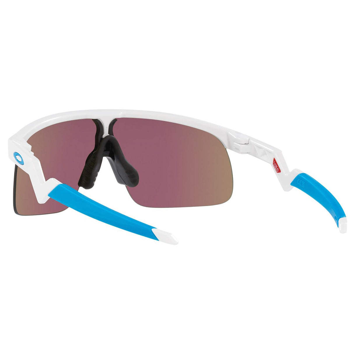 Oakley Resistor Youth Sunglasses - Polished White / Prizm Sapphire Lens
