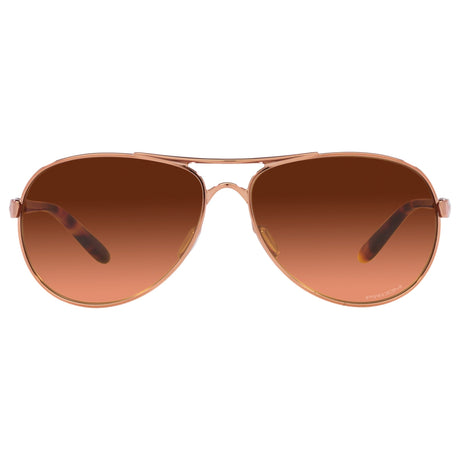 Oakley Feedback Women Sunglasses - Rose Gold / Prizm Brown Gradient