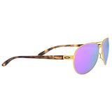 Oakley Feedback Women Sunglasses - Satin Gold / Prizm Violet Polarized Lens