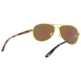 Oakley Feedback Women Sunglasses - Satin Gold / Prizm Violet Polarized Lens