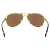 Oakley Feedback Women Sunglasses - Satin Gold / Prizm Violet Polarized Lens