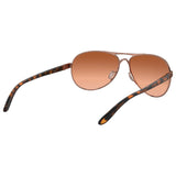 Oakley Feedback Women Sunglasses - Rose Gold / Vr50 Brown Gradient Lens