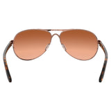 Oakley Feedback Women Sunglasses - Rose Gold / Vr50 Brown Gradient Lens
