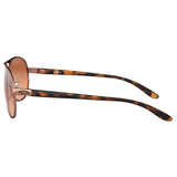 Oakley Feedback Women Sunglasses - Rose Gold / Vr50 Brown Gradient Lens