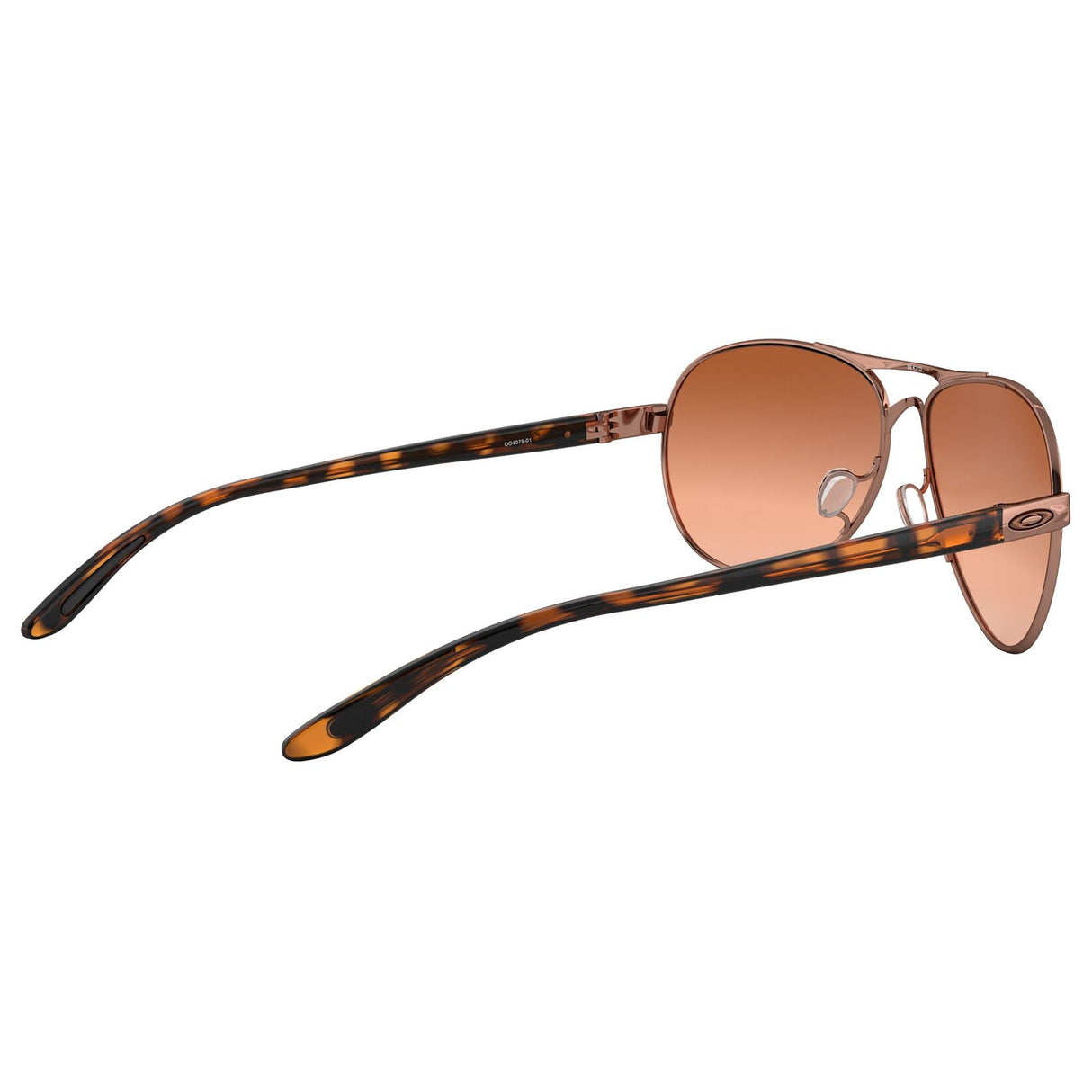 Oakley Feedback Women Sunglasses - Rose Gold / Vr50 Brown Gradient Lens