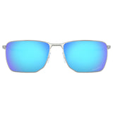 Oakley Ejector Sunglasses - Satin Chrome / Prizm Sapphire Lens