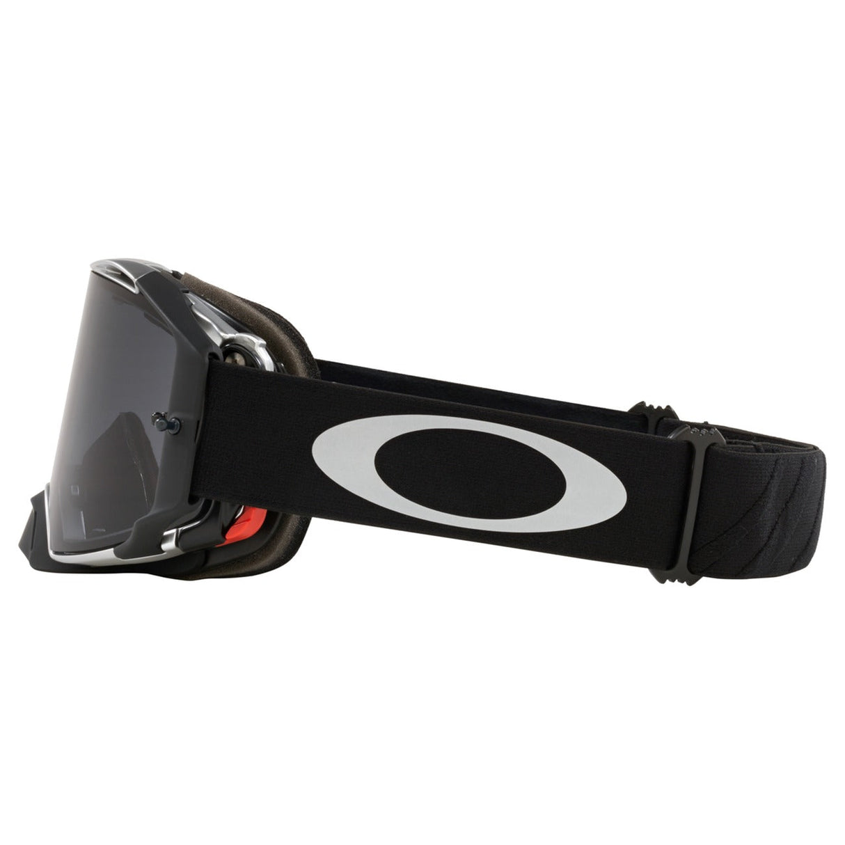 Oakley Airbrake Tuff Blocks Black Gunmetal MX Goggle - Dark Grey