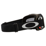 Oakley Airbrake Tuff Blocks Black Gunmetal MX Goggle - Dark Grey