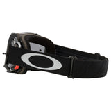 Oakley Airbrake Tuff Blocks Black Gunmetal MX Goggle - Dark Grey