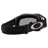 Oakley Airbrake Tuff Blocks Black Gunmetal MX Goggle - Dark Grey