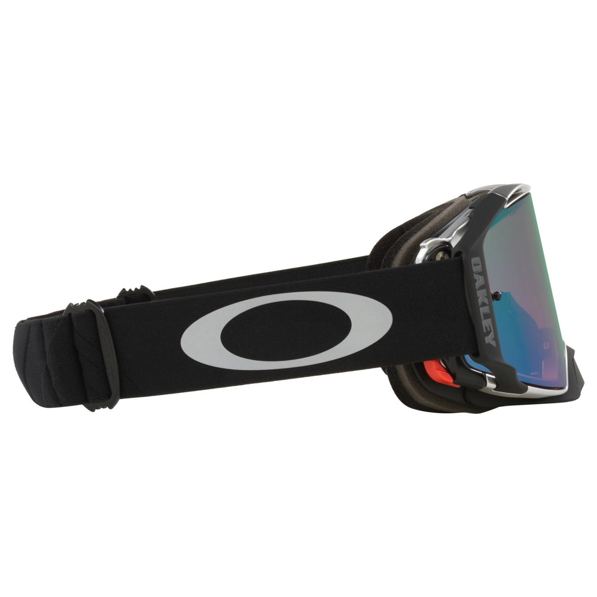 Oakley Airbrake Tuff Blocks Black Gunmetal MX Goggle - Prizm MX Jade Iridium