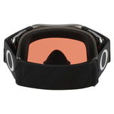 Oakley Airbrake Tuff Blocks Black Gunmetal MX Goggle - Prizm MX Jade Iridium