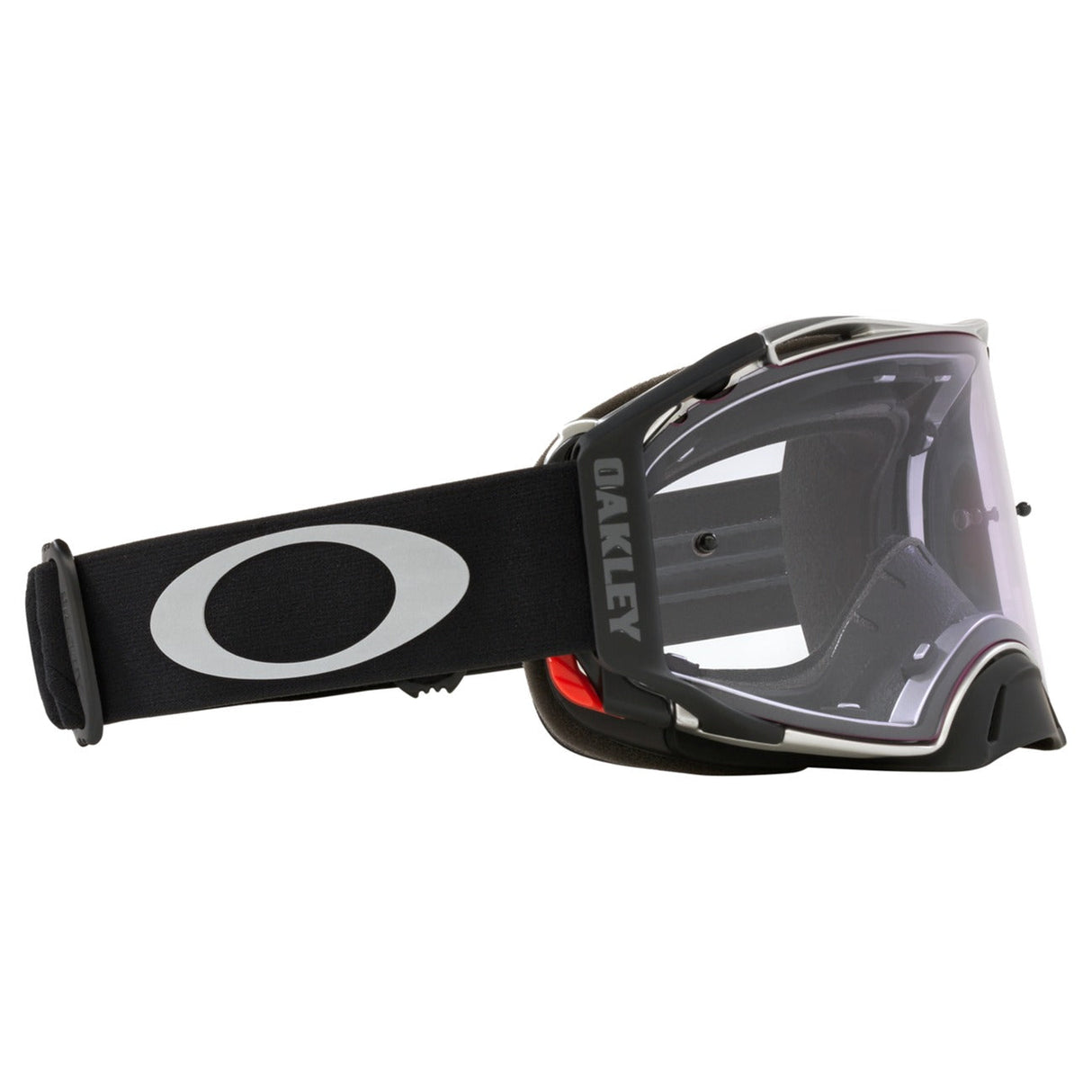 Oakley Airbrake Tuff Blocks Black Gunmetal MX Goggle - Prizm MX Low Light