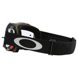 Oakley Airbrake Tuff Blocks Black Gunmetal MX Goggle - Prizm MX Low Light