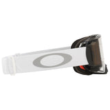 Oakley Airbrake Tuff Blocks White Roll Off MX Goggle - Clear Roll Off
