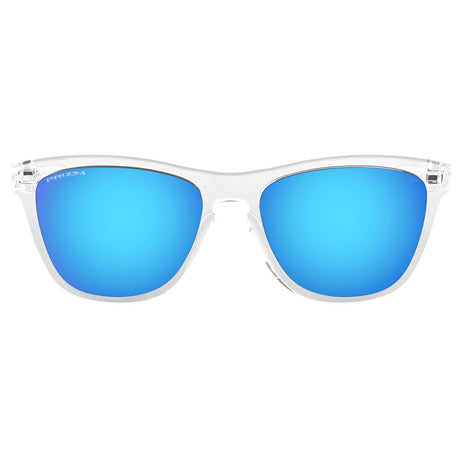 Oakley Frogskins Sunglasses - Crystal Clear / Prizm Sapphire Lens