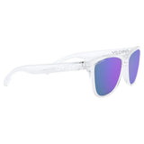 Oakley Frogskins Sunglasses - Polished Clear / Prizm Violet Lens