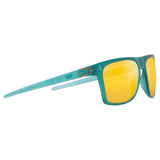 Oakley Leffingwell Sunglasses - Matte Artic Surf / Prizm 24k Polarized Lens