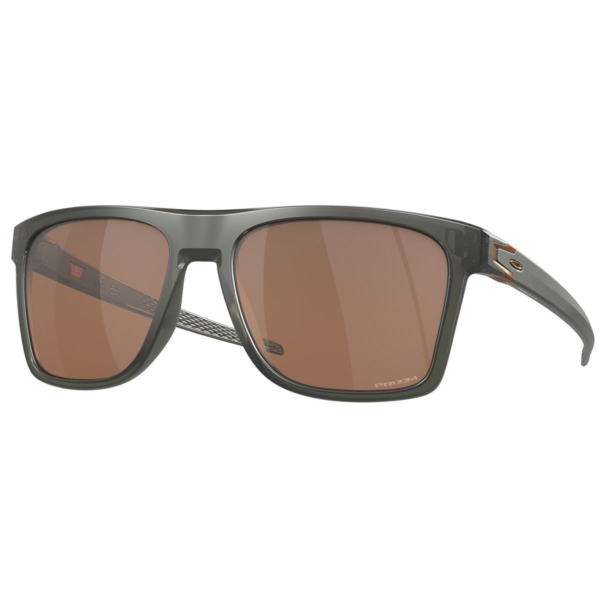Oakley Leffingwell Sunglasses - Matte Grey Smoke / Prizm Tungsten Lens