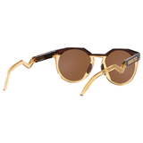 Oakley HSTN Kylian Mbappé Sunglasses - Dark Amber Light Curry / Prizm Tungsten Lens