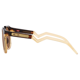 Oakley HSTN Kylian Mbappé Sunglasses - Dark Amber Light Curry / Prizm Tungsten Lens