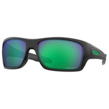 Oakley Turbine Sunglasses - Matte Black / Prizm Jade Polarized Lens