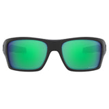 Oakley Turbine Sunglasses - Matte Black / Prizm Jade Polarized Lens
