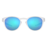 Oakley Latch Sunglasses - Matte Clear/Prizm Sapphire Polarized