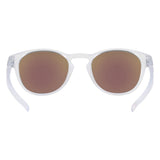 Oakley Latch Sunglasses - Matte Clear/Prizm Sapphire Polarized