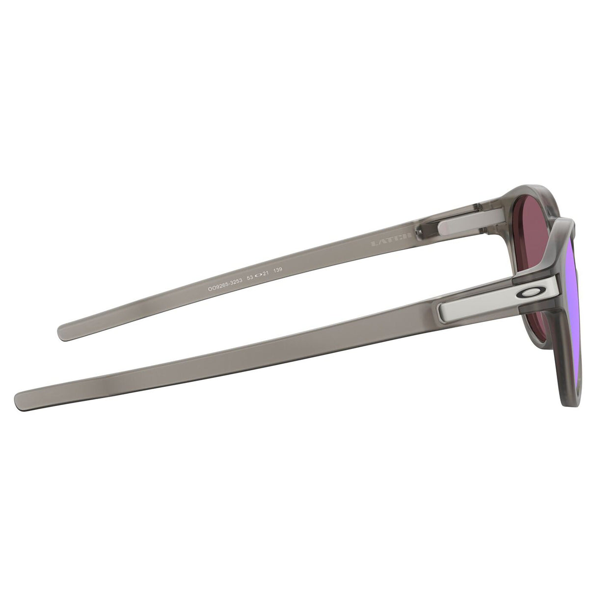 Oakley Latch Sunglasses - Matte Grey Ink Prizm Sapphire Iridium Polar Lens