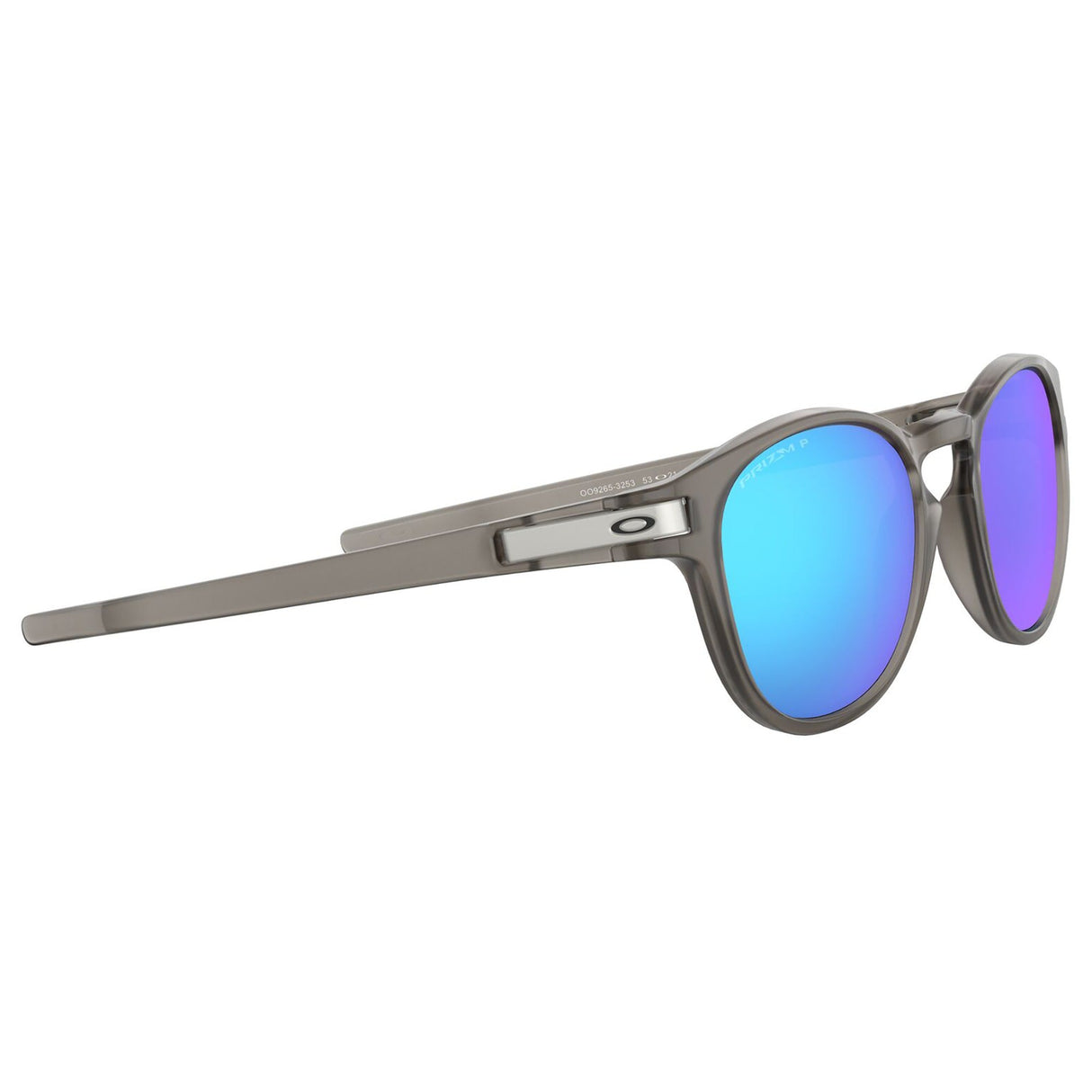 Oakley Latch Sunglasses - Matte Grey Ink Prizm Sapphire Iridium Polar Lens