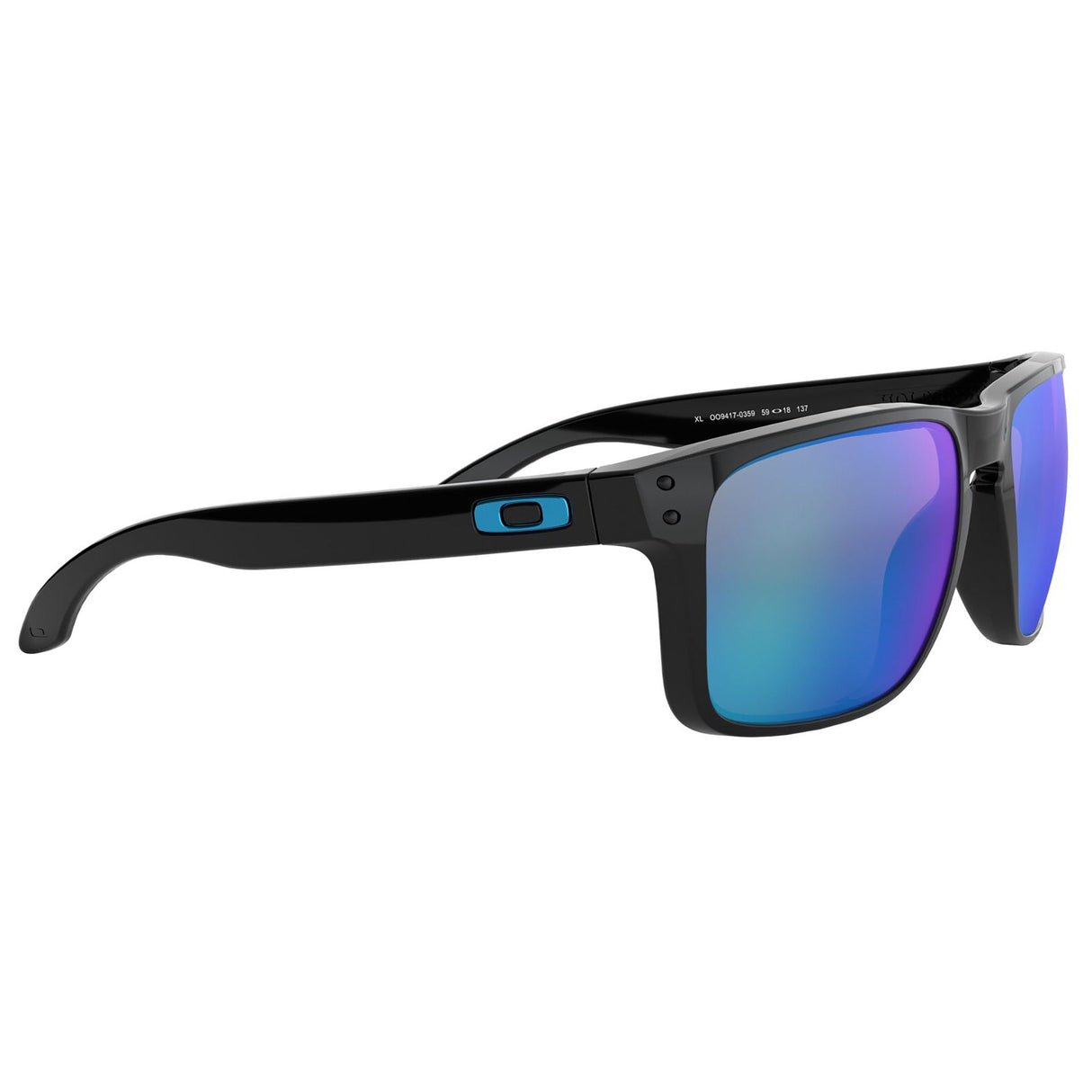 Oakley Holbrook XL Sunglasses - Polished Black / Prizm Sapphire Lens