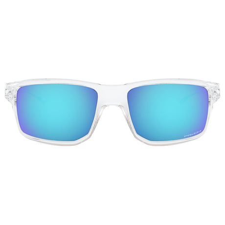 Oakley Gibston Sunglasses - Polished Clear / Prizm Sapphire Lens