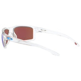 Oakley Gibston Sunglasses - Polished Clear / Prizm Sapphire Lens