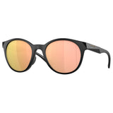 Oakley Spindrift Sunglasses - Matte Black / Prizm Rose Gold Polarized Lens