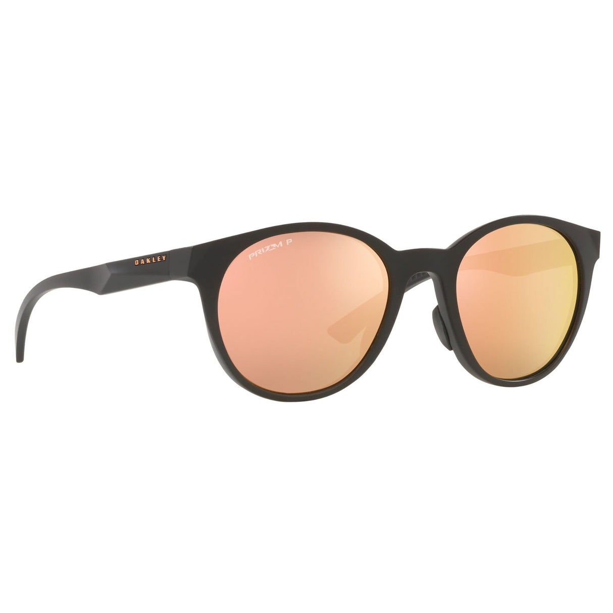 Oakley Spindrift Sunglasses - Matte Black / Prizm Rose Gold Polarized Lens