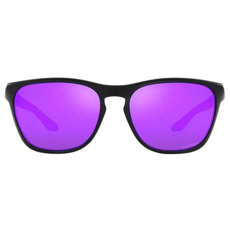 Oakley Manorburn Sunglasses - Matte Black / Prizm Violet Lens