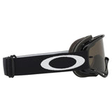 Oakley O Frame Jet Black Sand MX Goggle - Dark Grey & Clear