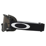 Oakley O Frame Jet Black Sand MX Goggle - Dark Grey & Clear