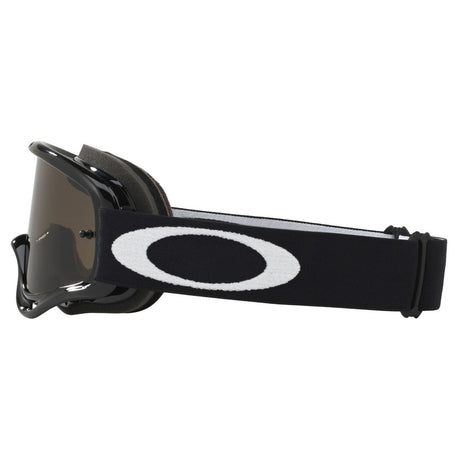 Oakley O Frame Jet Black Sand MX Goggle - Dark Grey & Clear