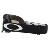 Oakley O Frame Jet Black Sand MX Goggle - Dark Grey & Clear