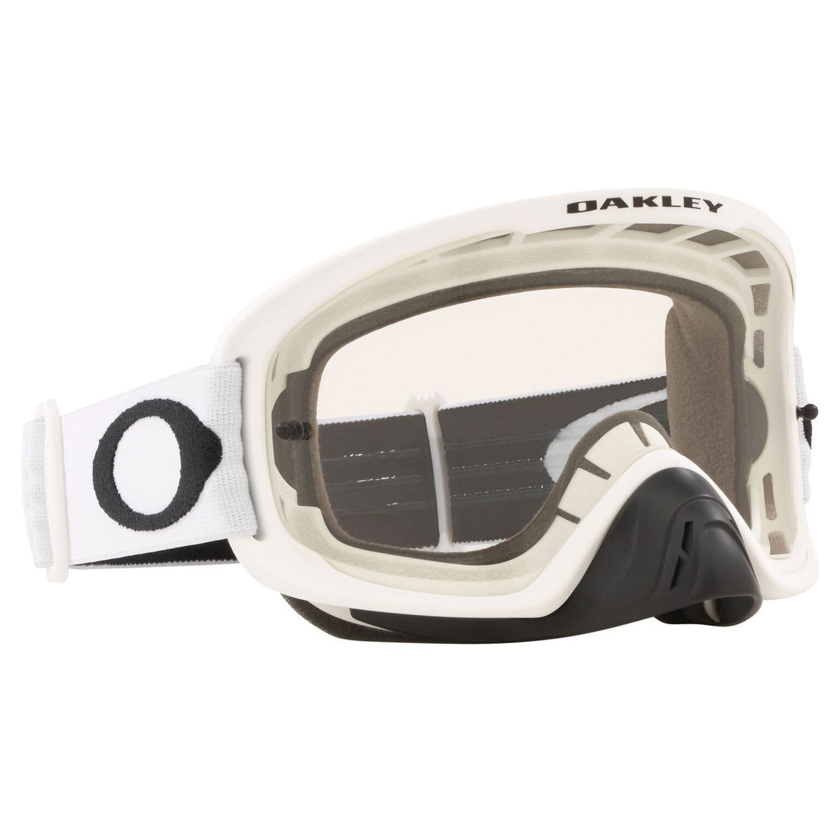 Oakley O Frame 2.0 Pro Matte White MX Goggle - Clear