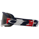 Oakley O Frame TLD Red / White / Blue Stars MX Goggle - Dark Grey